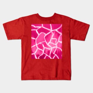 Abstract pink art print Kids T-Shirt